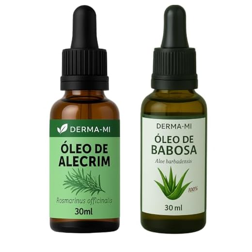 Kit Óleo de Alecrim + Óleo de Babosa 100% Puro – Crescimento Capilar, Fortalecimento, Hidratação e Revitalização Natural