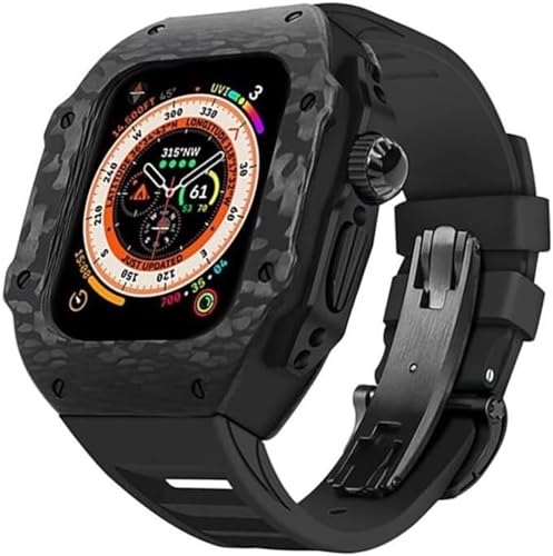Kit modification Apple Watch Ultra fibre de carbone et fluoroélastomère