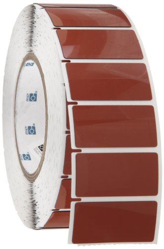 Étiquette polyester B-593 rouge Brady THTEP-173-593-.5RD pour marquage thermique