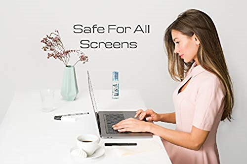 Image of AUGEN by VisionsIndia Premium Spectacles, Sunglasses, Laptop, PC, Camera Lens Cleaning Gel Spray Kit with Premium Microfiber Cloth (Green Apple, 100ml)
