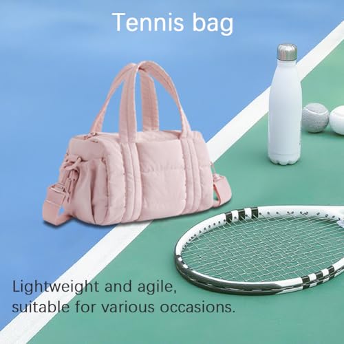 Mini Crossbody Duffle Bag for Women - With Detachable Strap, Compact Design for Gym Sessions Daily Carry3