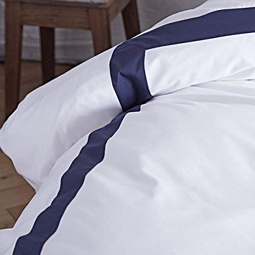 Bianca Bettwäsche-Set Super-Kingsize | 200 Fadenzahl | 100% Baumwolle | Blau
