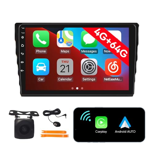 [4G 64G] Android Car Stereo FM Radio Carplay Android Auto 10.1