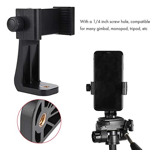 Acouto Suporte de clipe universal durável para smartphone de 4 a 6,8 polegadas, clipe de telefone pr