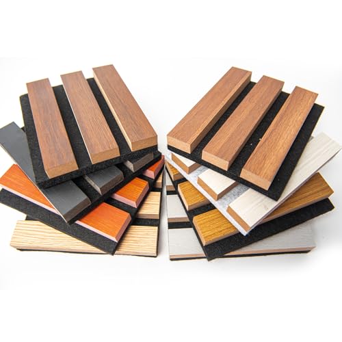 Art3d Wood Slat Acoustic Panels for Stylish Decor and Noise Reduction, 3D Textured Panel for Ceiling and Wall, Samples Pack - Image 7
