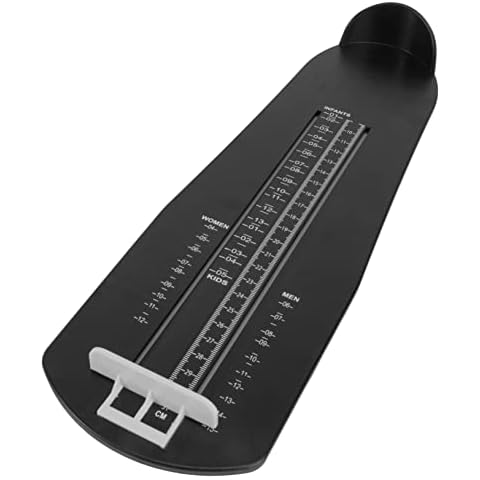 SOLUSTRE 1pc Foot Measuring Device Household Tools Black Baby Shoes Adults Foot Measure Shoe Fitting Tool Large Size Measuring Gauge Adults Foot Measurement Adult Foot Measure Foot Gauge Cover