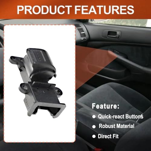 Interrupteur de vitre électrique Civic et CR-V commande fluide passager - 7
