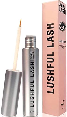 Lushful Lash Eyelash Growth Enhancement Serum for a Longer Thicker Fuller EyeLashes. Hypoallergenic, Non Toxic, Vegan and Cruelty Free