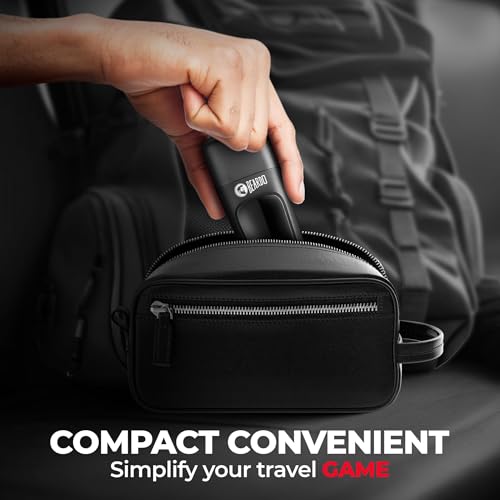 Image of Beardo Apex Go Trimmer for Men - 80-Min Run Time - Powerful 5500 RPM motor - Compact Travel-Friendly Design - Self-Sharpening Blades, 3 Comb Attachments, Type-C Charging, Digital Display | Gift For Brother & Friends