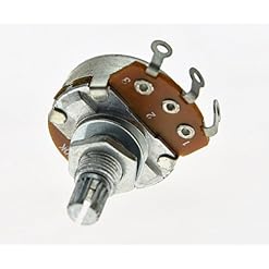 Dopro Audio A500K Lot de 5 pots de guitare à grande base avec tige fendue de 18 mm de long potentiomètres 500 K - Les Beatles, Paul McCartney, John Lennon, RIngo Starr, George Harrison Dopro Audio A500K Lot de 5 pots de guitare à grande base avec tige fendue de 18 mm de long potentiomètres 500 K – Image 4