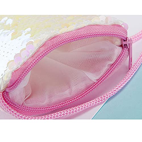 4 stuks Zeemeermin Mini Portemonnee Zeemeermin Tas Kinderen Zeemeermin Portemonnee Pailletten Portemonnee Kinderen als… - Afbeelding 6