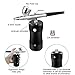 ROADTEC Airbrush Kit with Mini Air Compressor, Portable Handheld Airbrush Set, Rechargeable Cordless Airbrush Gun for Makeup, Cake Decorating, Model Coloring, Tattoo, Nail Art, Face Paint, Black