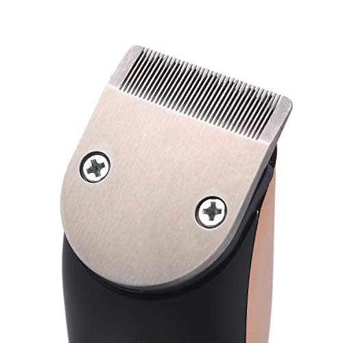 Festnight Carregador USB Aparador de Barba e Aparador de Pêlos do Corpo 3-6-9-12mm Guia Pente com Su