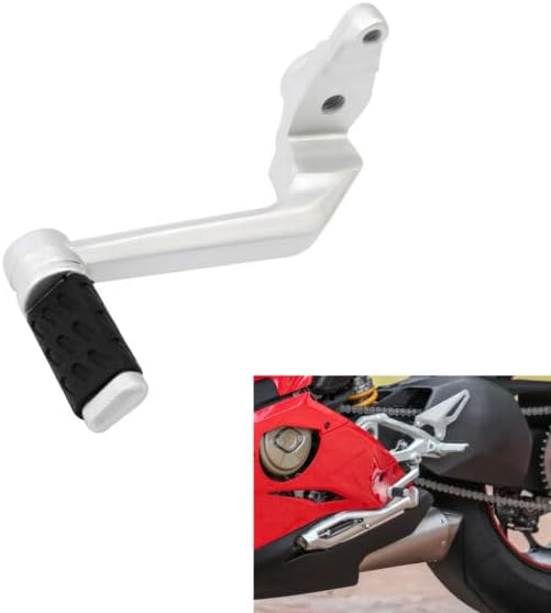 TCMT Pedal de palanca de cambios de motocicleta para Ducati Panigale V4 2018-2022 19 Ducati Streetfighter V4 S 2020-2022 EE. UU., plateado