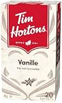 Tim Hortons Vanilla Black Tea Bags, Flavoured Black Tea, 20 Count