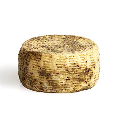 ✔️【Latte italiano】- Formaggio prodotto con latte italiano di pecora e capra. Un prodotto unico nel suo genere dal profumo intenso e profumato e dal caratteristico