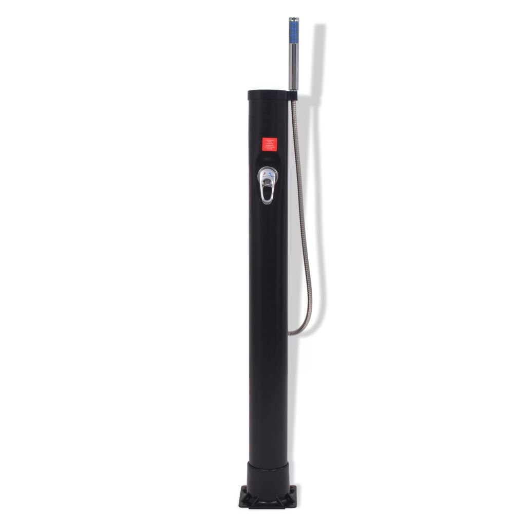Festnight Doccia Solare in Inox 8 L Altezza 115 cm PVC Acciaio da Giardino/Piscina per Esterno