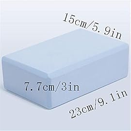 CCTYCC 2PC Yoga Brick, Hi-Density Anti-Stress Dedicated Eva Foam Yoga Block Brick,for Practice Dance Home Fitness Training Gym Office Room