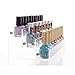 Sooyee Acrylic 3 Layer Nail Polish Rack Tabletop Display Stand Holds Up 36 Bottles,Clear 3 Tier Essential Oils Holder,12.2X4.72X3.4 Inch Pack of 1