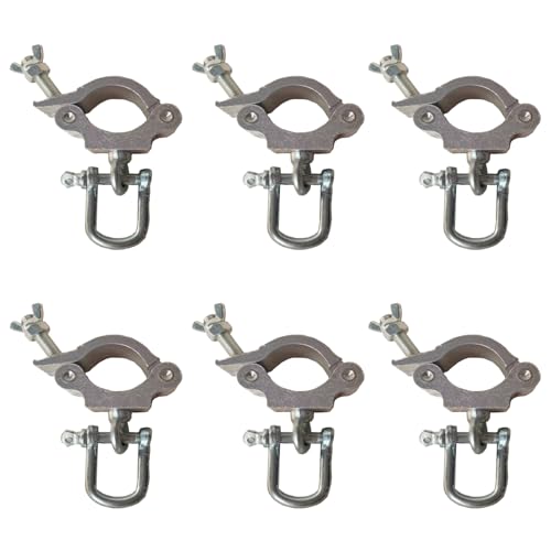 JUNMAN Stage Clamps for Led Video Wall Led Screen Display Stage Lights Hooks 6pcs Pack