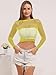 LemonGirl Women Fishnet Crop Tops Lingerie Babydoll Chemise Top US 2-18 Yellow