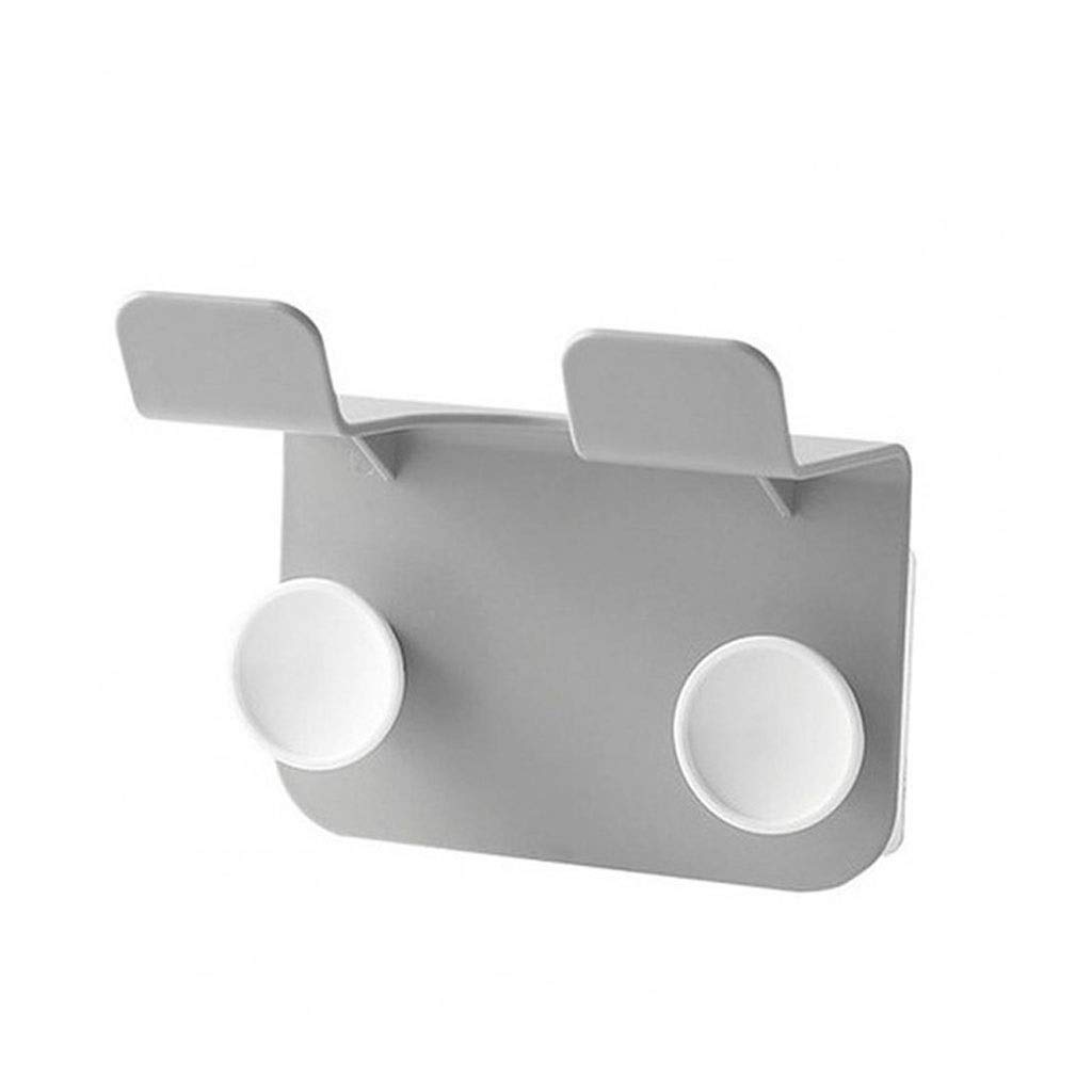 Soporte para secador de pelo montado en la pared, estante multifuncional para toallas, artículos de tocador y accesorios, ahorra espacio