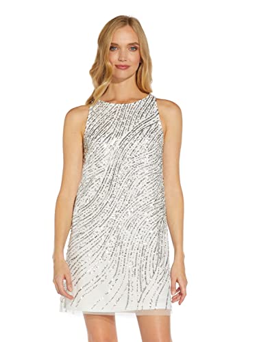 Image of Adrianna Papell Women's Beaded Trapeze Dress