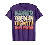 Xavier The Man The Myth The Legend Shirt First Name Xavier T-Shirt