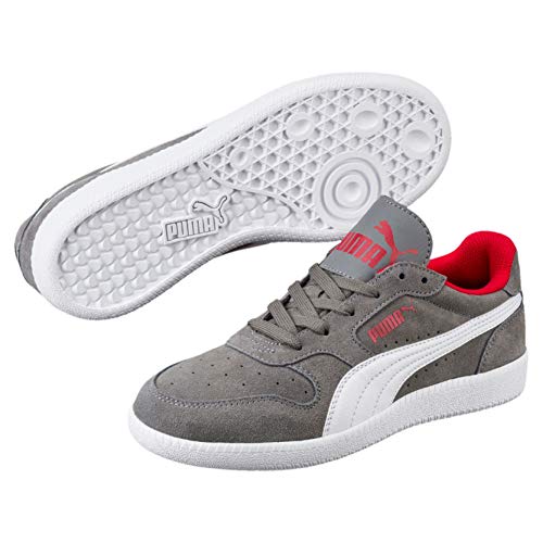 Puma Icra Trainer SD JR Sneaker für Kinder, Unisex Low-top in Grau