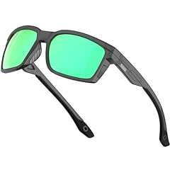 Transparent Gray Frame/Green Lens(mirrored)