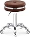 Stołek piękności na kółkach Okrągłe hydrauliczne regulowane stołek do stołka do stołka obrotowego stołka. Regulowany stołek roboczy (Color : B, Size : 33 * 50-64CM)