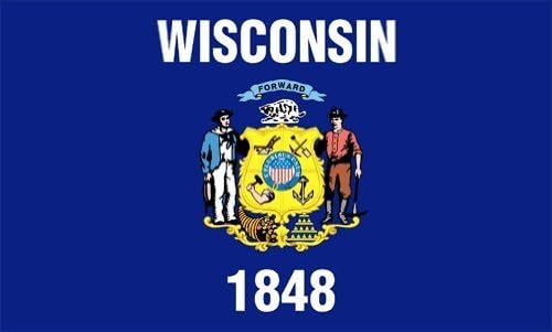 Wisconsin Flag 2ft x 3ft Nylon - Outdoor