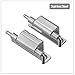 Industrial Electrical Machinery Equipment Box Door Large/SmallStainless Steel Detachable Concealed Hinge 1Pcs(Large)
