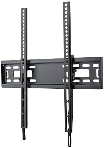 Vemount TV Wall Mount Bracket Low Profile TV Mounts for Most 26-55 Inch LED LCD Plasma Flat Screen TVs up to 79 LBS, VESA 400x400mm with Strap Design for Easily Lock and Release