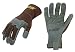 Estwing Reinforced Knuckle Leather Palm Work Glove with Elastic Sewn Extended Cuff, Large (EWLP1010)