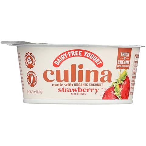 CULINA Strawberry Rose Coconut Yogurt, 5 OZ Cover