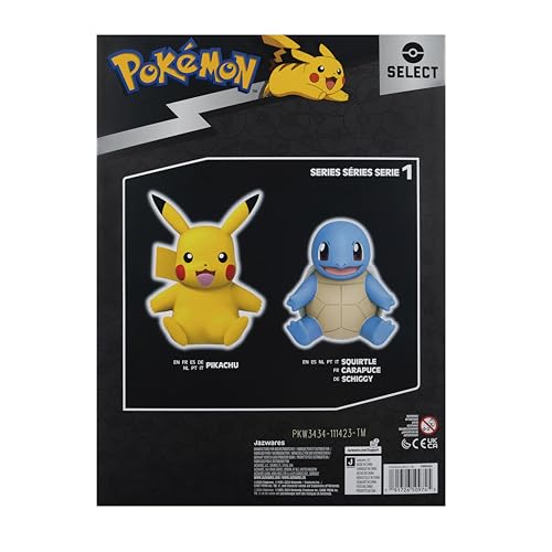 pokmon squirtle select vinyl figure - 8-inch figure made from vinyl