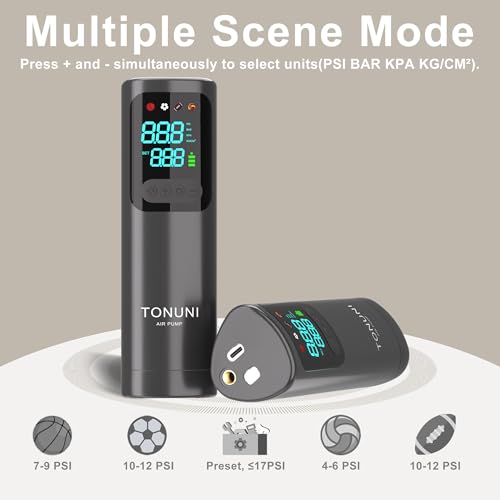 Tonuni A8 Electric Ball Pump,Portable Air Pump Ball Pump Inflator Needles thumb #5