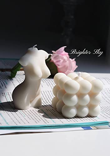 Bubble Candle and Body Candle Set Brighter Sky|Natural Wax|Candle Decor|Gift for Her|Cute Candle|Candle Ideas|Wax Melts|Pillar Candle|Candle Holder|Candle Gift|Decorative Candle|Home Decor