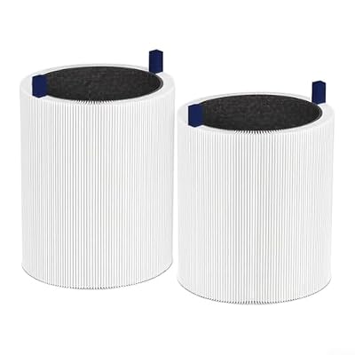 HEPA and Carbon Dual Filter for Blue-Pure 511 Air Purifier, Replacement Part with Glass Fiber and Activated Carbon for Dust, Pet Dander, Smoke Smell Removal