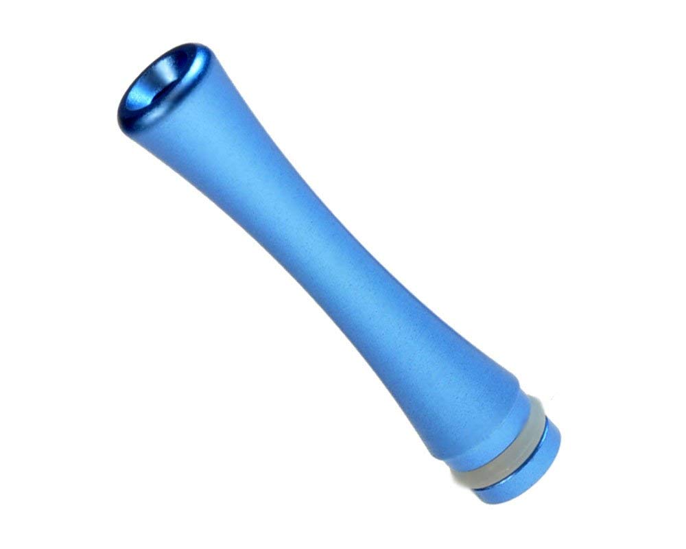 Armerah Stalk Jr 510 Drip Tip eCig Mouthpiece Long/Narrow Aluminium ePipe Single Blue