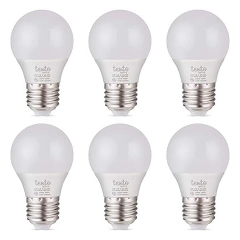 Tento Lighting E26 E27 5W 12VDC Low Voltage LED Light Bulbs, RV Lighting Off-Grid - Warm White (6 Pack) Cover