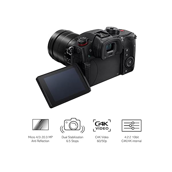 Panasonic LUMIX DC-GH5M2E Systemkamera (20MP, 4K, doppelte Stabilisierung, Kälte-/ Staub- & Spritzwasserschutz) – Bild 3