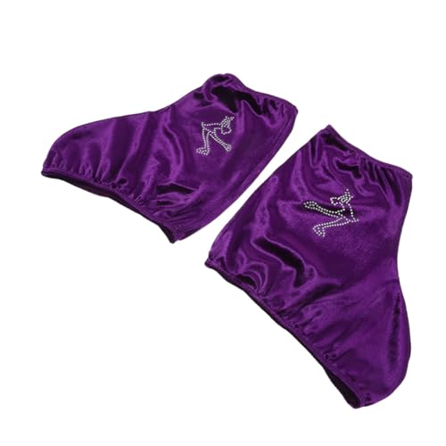 TOYANDONA Cubiertas para Patines De Hielo Elásticas Protectoras para Zapatos De Patinaje En Poliéster Funda Ajustable para Botas De Skate Accesorio De Deportes De Invierno