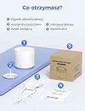 Myjka Ultradźwiękowa 48000HZ, Ultrasonic Retainers Cleaner 200ML z Lampą UV, 24W Urządzenie Do Czyszczenia Ultradźwiękowego do Protez Zębowych/Aparatów Ortodontycznych/Nakładek Invisalign