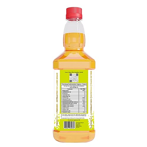 Image of IndicWisdom Wood Pressed White Sesame Oil 200 ml (Cold Pressed White Sesame Oil - Extracted on Wooden Churner) (Pack of 3)