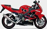 H.013.L6S MIVV scarico gp titanio compatibile con honda cbr 600 f 2001 2002 2003 2004 2005 2006 2007 2008 2009 2010