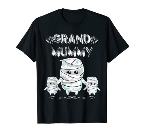 Disfraz de la abuela de Halloween Lindo Gran Momia Divertido Abuela Camiseta