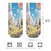 VstaDank Cartoon Fairyland Ankle Socks 5 Pairs Fashion Invisible Low Cut Sock for Adult Casual Short Sock Soft Cozy No Show Socks