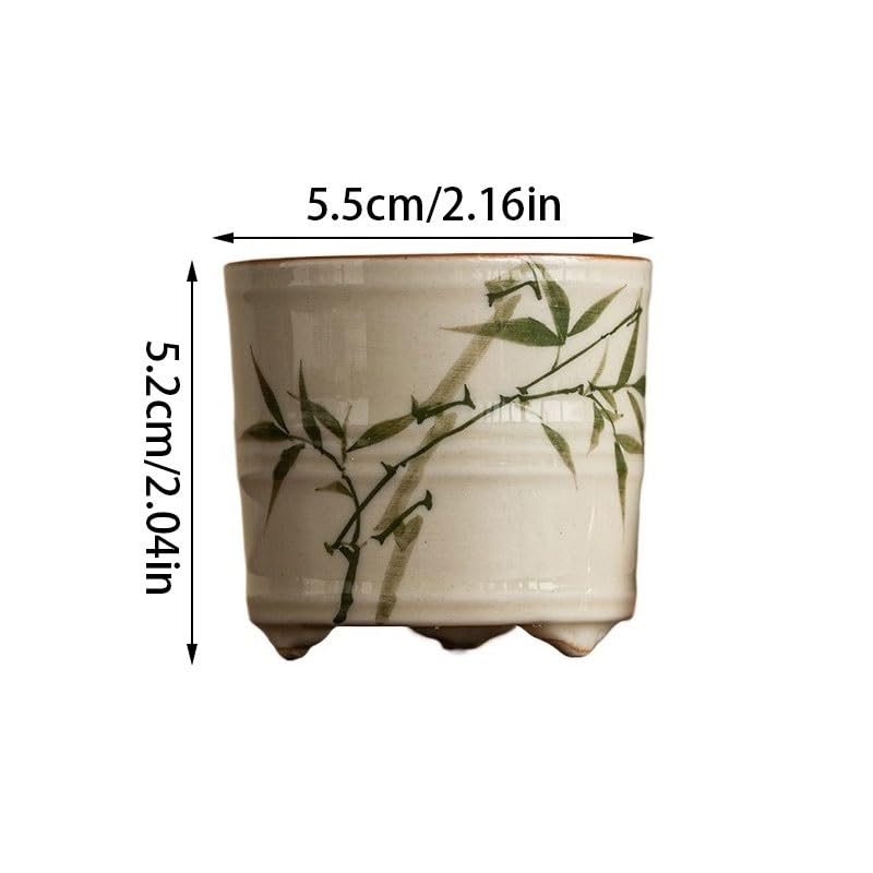 Porta incenso piccolo portaincenso in ceramica accessori per la cerimonia del tè cinese Bruciatore di incenso in linea retrò Bruciatore per aromaterapia dipinto a mano Bruciatore di incenso cascata